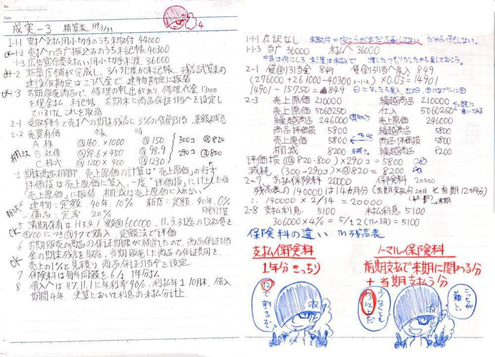 商業簿記ノート